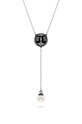 Swarovski naszyjnik Swan srebrny 5681403