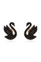 Swarovski cercei SWAN Cristal Swarovski negru 5684608
