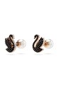 Accesorii Swarovski cercei SWAN 5684608 negru