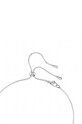 Swarovski colier si cercei Swan 5680875 argintiu