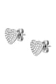 Accessori Fossil orecchini Sadie Glitz Heart JF04676040 argento
