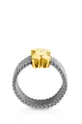 Перстень Tous 14 Нержавіюча сталь, 18-каратне золото 750 проби