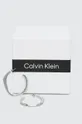Naušnice Calvin Klein srebrna