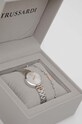 Akcesoria Trussardi zegarek i bransoletka R2453164508 srebrny