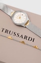 Akcesoria Trussardi zegarek i bransoletka R2453170503 srebrny