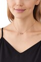 Аксессуары Серебряное колье с позолотой Michael Kors MKC164200791 золотой