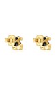 Doplnky Strieborné pozlátené náušnice Tous Bold Bear Gem 1004226800 strieborná