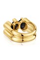 Kiegészítők Tous aranyozott ezüst gyűrű 12 Bold Bear Gem 1004228212 arany