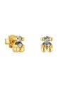 Серебряные серьги с позолотой Tous Bold Bear Lab серебро серебрянный 1004255200