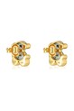 Doplnky Strieborné pozlátené náušnice Tous Bold Bear Lab 1004255000 strieborná
