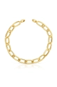 Tous bracciale in argento placcato in oro Hold Oval oro plissettato oro 1004227700