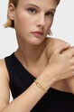 Tous brățară din argint placată cu aur Hold Oval 1004227700