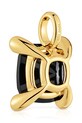 Kiegészítők Tous aranyozott ezüst medál Color Black 1004234900 arany