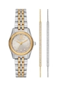 Michael Kors zegarek i bransoletki srebrny MK4815SET