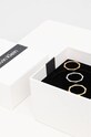 Accesorii Calvin Klein inel 3-pack 35000509 argintiu