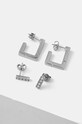 Calvin Klein kolczyki 2-pack 2-pack srebrny 35000459
