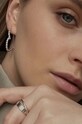 Srebrne naušnice No More ER59SSPR