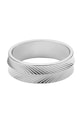 Prstýnek Fossil Harlow Linear Texture JF04667040 stříbrná AA00