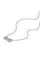 Срібне кольє Fossil срібний JFS00632040