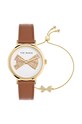 Годинник і браслет Ted Baker бежевий BKGFW2403