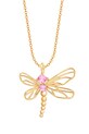 Pozlacený náhrdelník Lilou Dragonfly pozlacení zlatá A03/MARKET/ANS/215