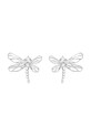 Lilou kolczyki posrebrzane Dragonfly posrebrzane srebrny 182/22/KOL/AZU/BIC/SR