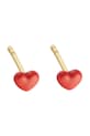 Design Letters kolczyki ze srebra pokrytego złotem srebro złoty 90401010CORAL