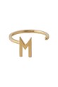 Серебряное кольцо с позолотой Design Letters серебро золотой 90601000M