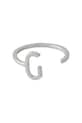 Strieborný prsteň Design Letters striebro strieborná 90601001G