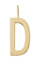 Design Letters pandantiv din argint placat cu aur argint aur 90201544D