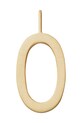 Design Letters zawieszka ze srebra pokrytego złotem srebro złoty 90201544O