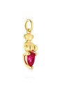 Tous pandantiv din argint placat cu aur 1004338200 argintiu AA00