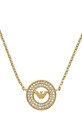 Srebrna ogrlica Emporio Armani EAGLE LOGO srebro zlata EG3628710