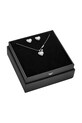 Accesorii Emporio Armani colier și cercei SENTIMENTAL EGS3228SET argintiu