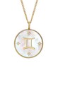 Цепочка Fossil JEWELRY натуральный камень золотой JF04840710