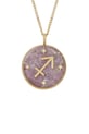 Ogrlica Fossil JEWELRY kubični cirkonij zelena JF04846710