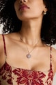 Ogrlica Fossil JEWELRY JF04846710 zelena