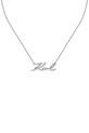 Karl Lagerfeld colier zirconiu cubic argintiu KLAYD04