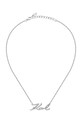 Karl Lagerfeld colier KLAYD04 argintiu AA00