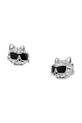 Karl Lagerfeld cercei zirconiu cubic argintiu KLAYD21
