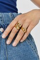 Серебряное кольцо с позолотой Tous 10 золотой 1003888910