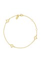 Design Letters brățară din argint placat cu aur placat cu aur aur 90506002GOLD