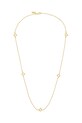 Strieborný pozlátený náhrdelník Design Letters striebro zlatá 90105004GOLD