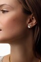 Позолоченные серьги Lilou 231/12/KOL/KR/NO2/PO золотой AA00