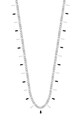 Lilou colier placat cu argint argintiu 248/400/LAN/NO2/CZA/SR