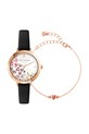 Sat i narukvica Ted Baker crna BKG028200