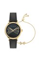 Ted Baker zegarek i bransoletka czarny BKGFW2402
