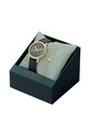 Ted Baker zegarek i bransoletka czarny BKGFW2402