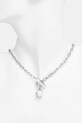 Akcesoria Karl Lagerfeld naszyjnik KLAYR04 srebrny