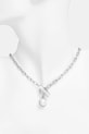 Akcesoria Karl Lagerfeld naszyjnik KLAYR04 srebrny